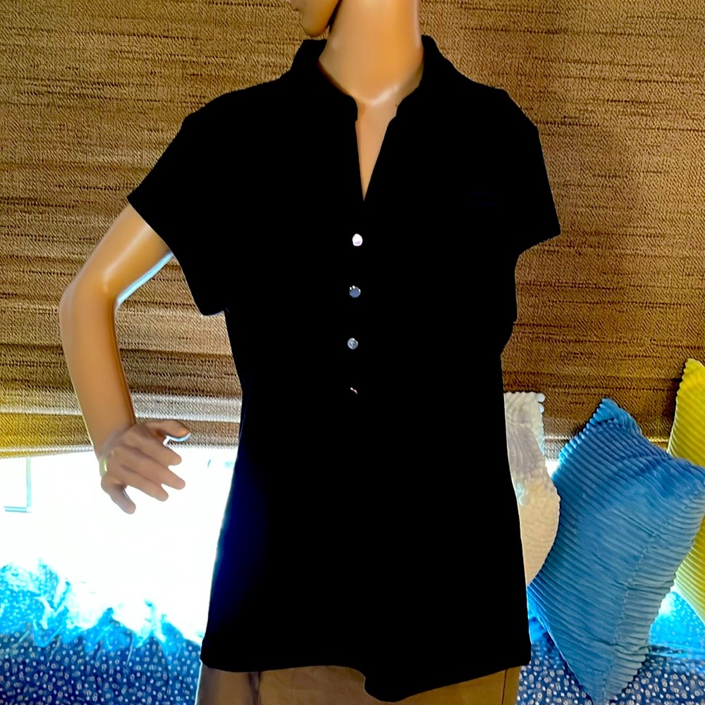 Black Button Down Short Sleeve